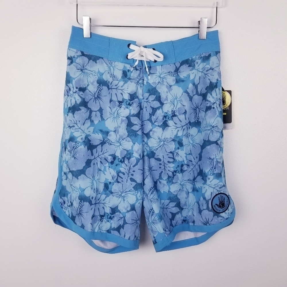 Body Glove Blue Tropical Swim Trunks